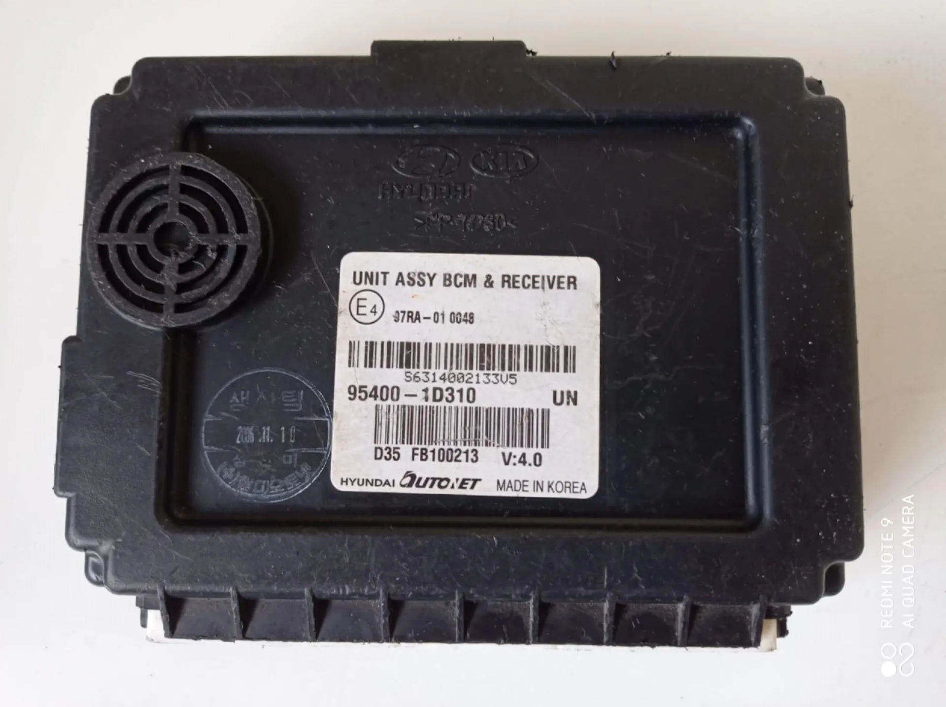 CENTRALINA RICEVITORE ANTENNA con codice 97RA-010048 da KIA Carens 2° Serie (06>)