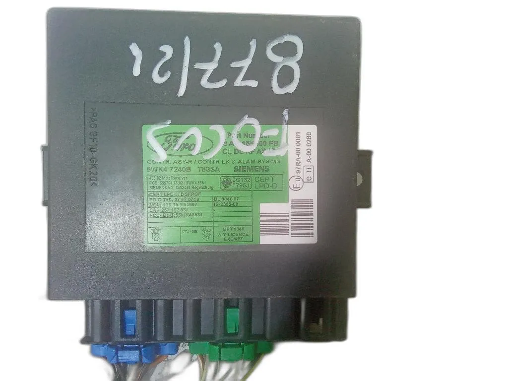 CENTRALINA SAM con codice 98AG15K600FB 5WK47240B da FORD Focus Berlina 1° Serie C9DA diesel 1753 (98>01)