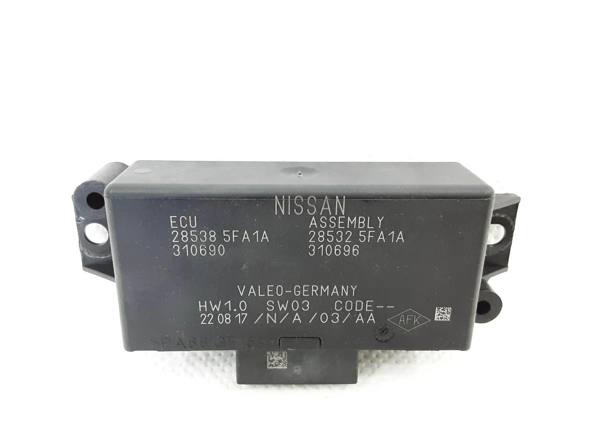 CENTRALINA SENSORI DI PARCHEGGIO con codice 285385F da NISSAN Micra Serie (K14) (17>)