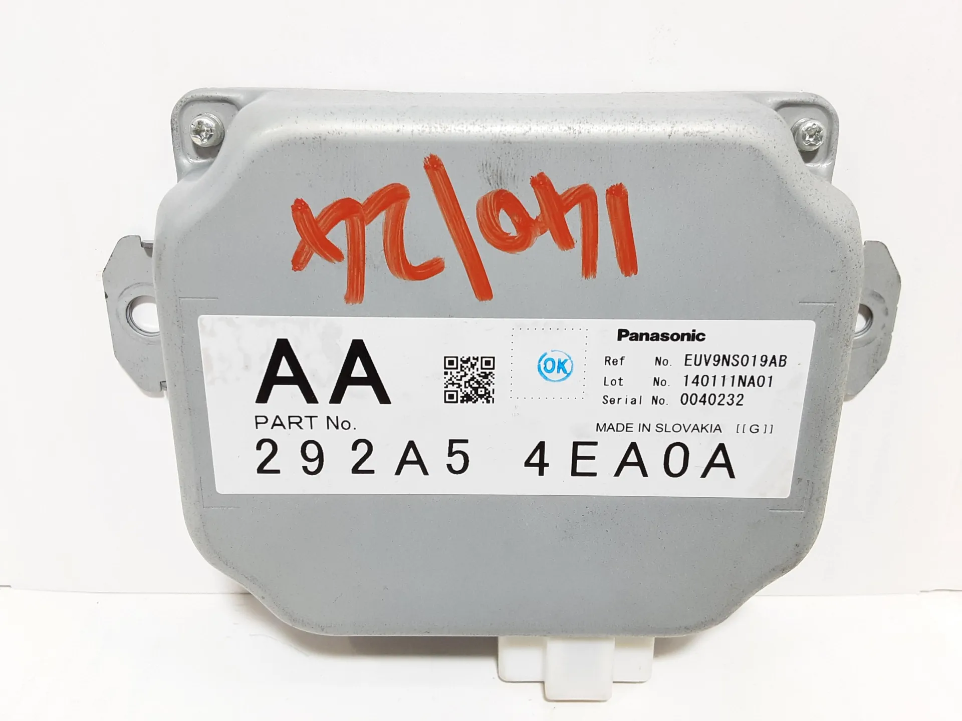 CENTRALINA STABILIZZATORE DI TENSIONE con codice 292A54EA0A da NISSAN Qashqai Serie con codice motore K9K/K9K 636, K9K 646 636, con codice motore K9K/K9K 636, K9K 646 646 Diesel 1500 (14>)