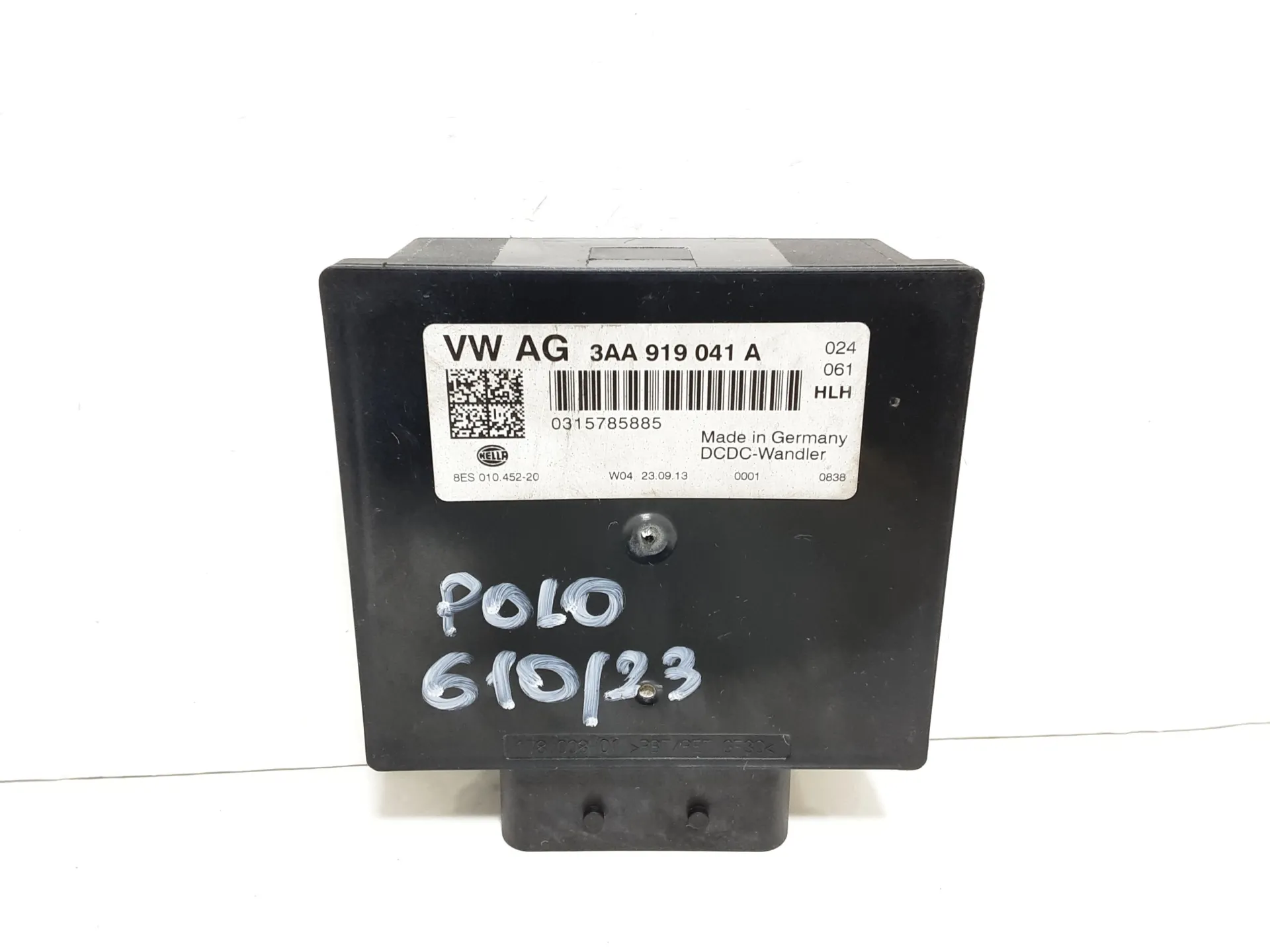 CENTRALINA START E STOP con codice 3AA919041A da VOLKSWAGEN Polo 5° Serie con codice motore CFW/CFWAA Diesel 1200 (09>17)