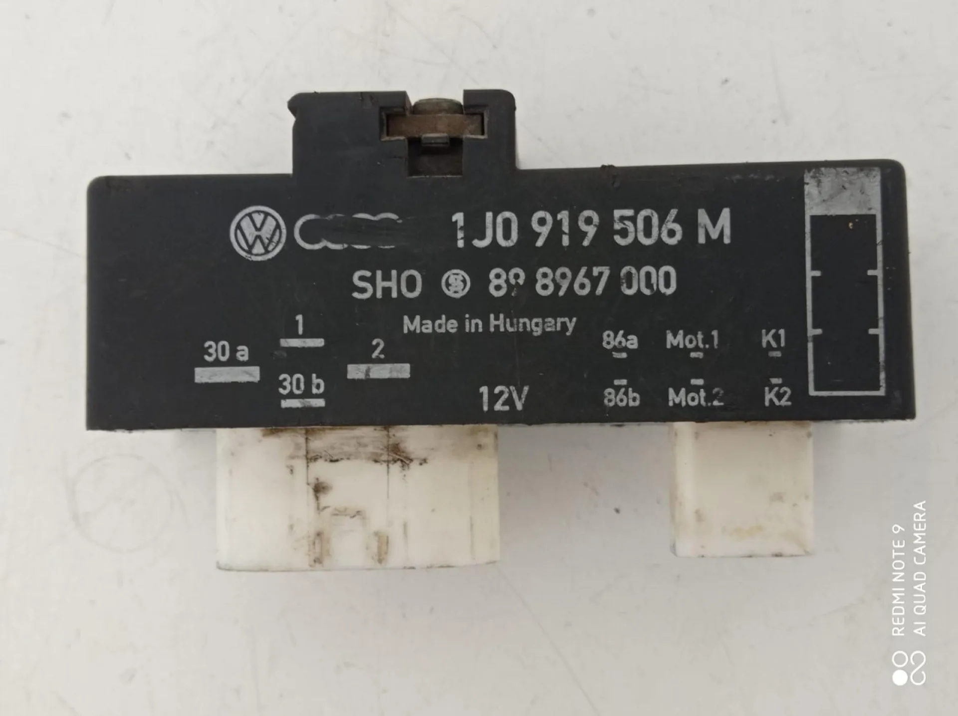 CENTRALINA VENTOLA RADIATORE con codice 1J0919506 M da SEAT Ibiza Serie Diesel 1400 (02>05)