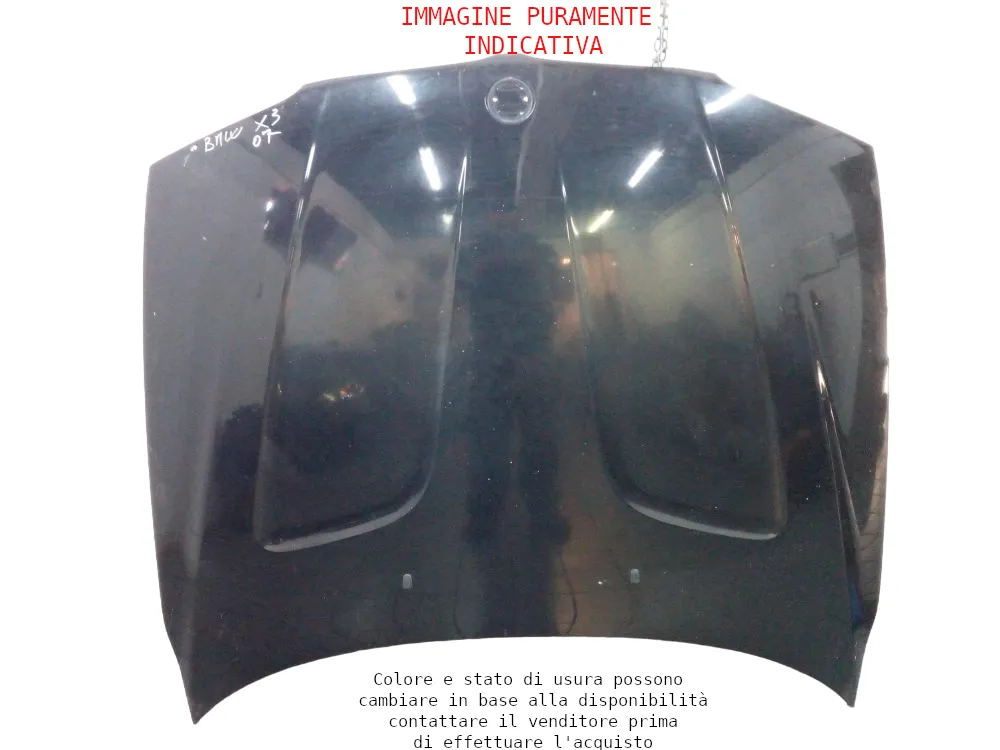 COFANO ANTERIORE BMW X3 1° Serie 41003449411 M47 D20 (204D4) (04>10)