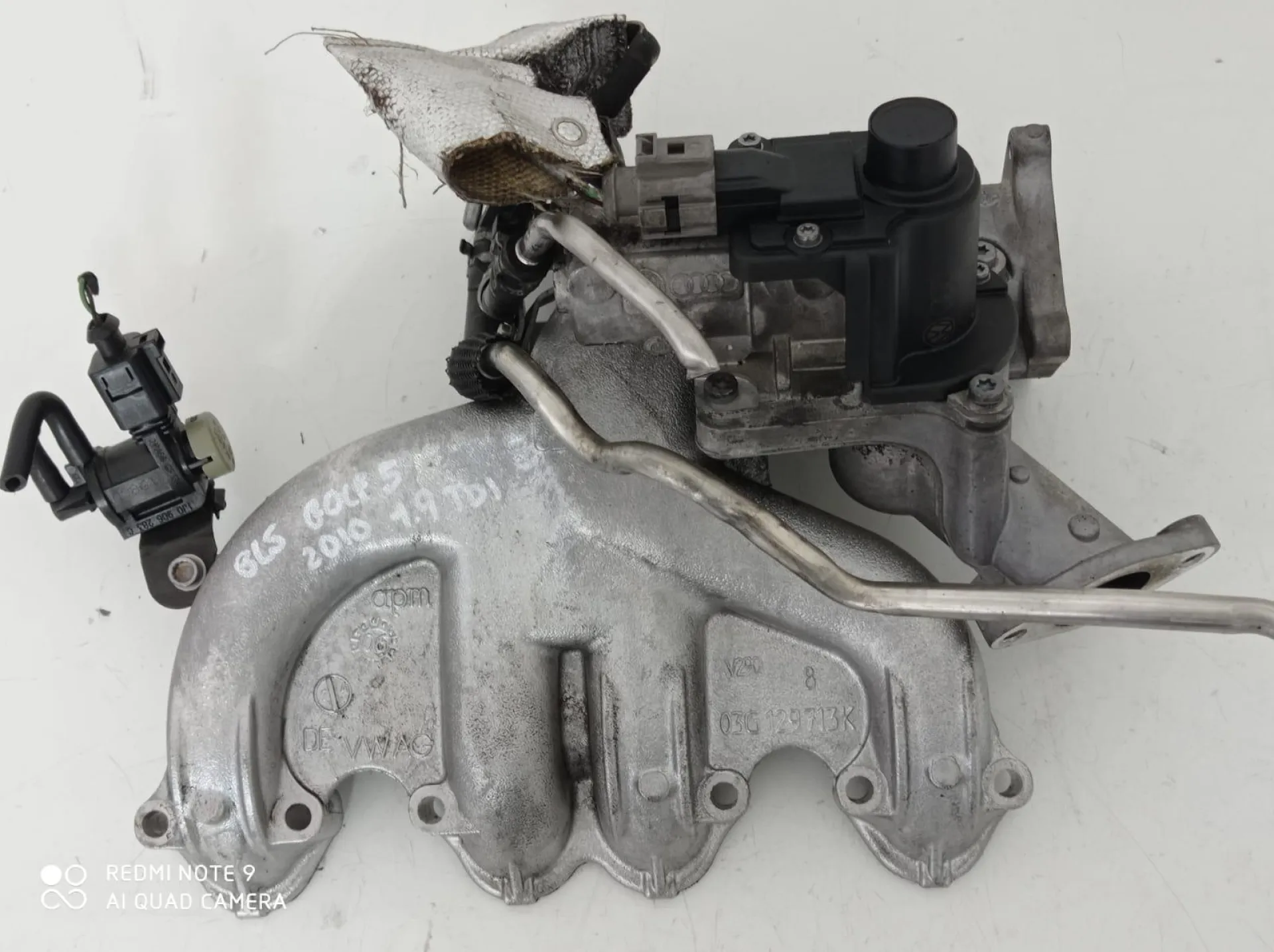 COLLETTORE ASPIRAZIONE con codice 03G129713 K da VOLKSWAGEN Golf 5 Berlina Diesel 1900 (03>08)