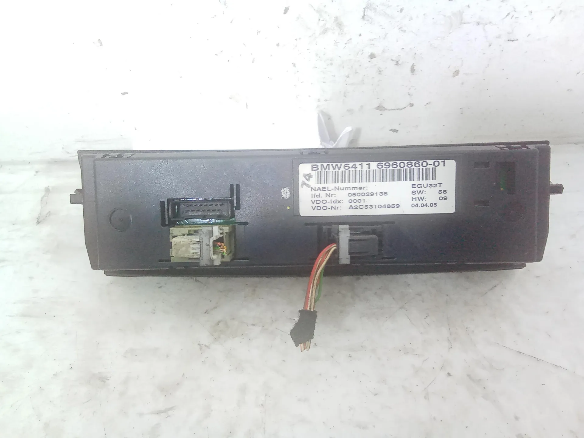 COMANDI CLIMA con codice 64116960860-01 da BMW Serie 1 Serie (E81) (06>12)