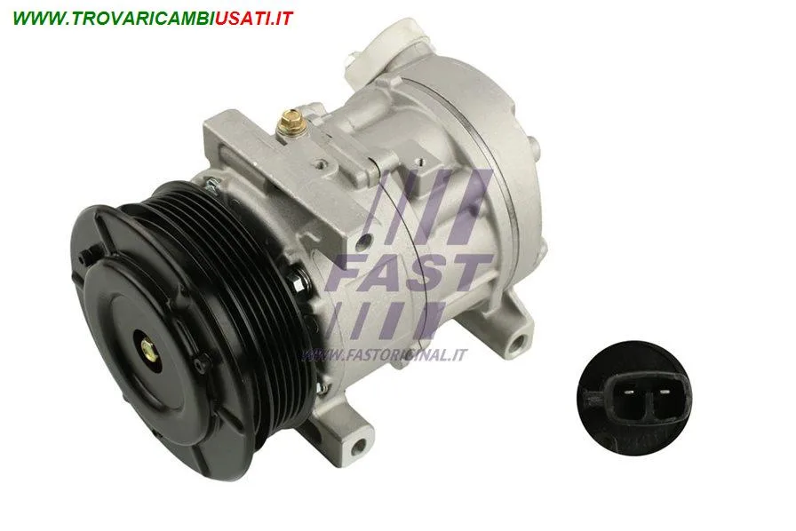 COMPRESSORE ARIA CONDIZIONATA FIAT DOBLO 09> 1.4 T-JET ALFA ROMEO - MITO - 2008 >, FIAT - DOBLO - 2010 > 2015, FIAT - DOBLO - 2015 > 2021, FIAT - DOBLO CARGO... CODICE/I: FT56318 OE 55194880