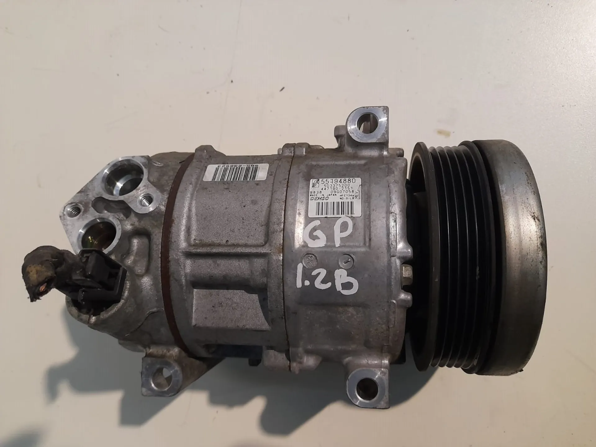 Compressore clima Fiat Grande Punto 1.2 B del 2007 CODICE RICAMBIO : 55194880