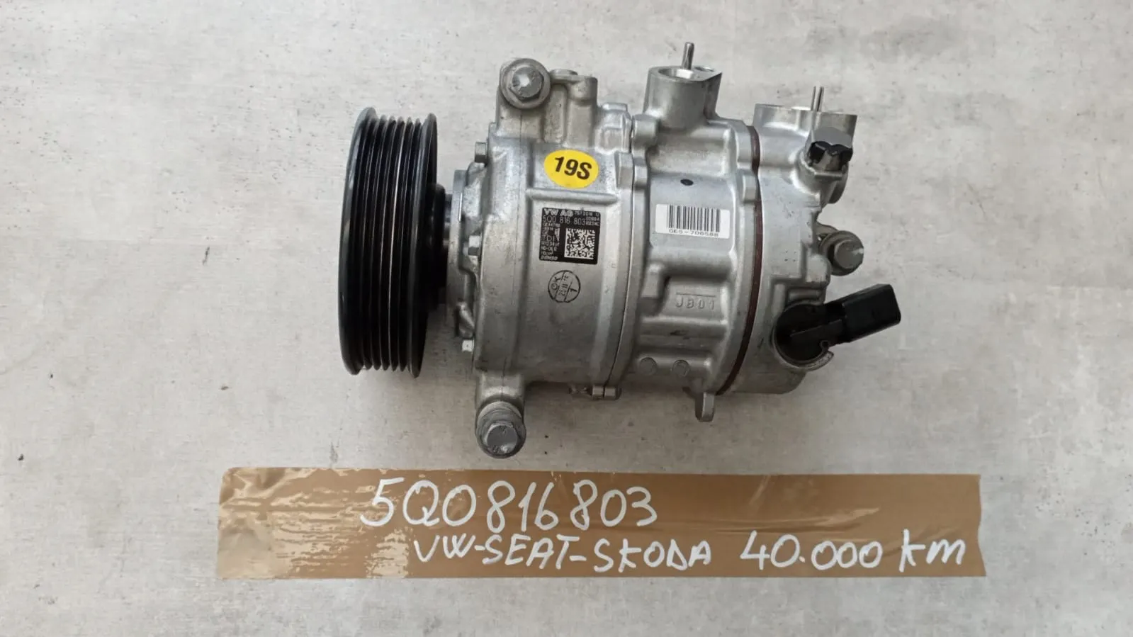 Compressore clima Seat Leon 1.6 D del 2016 CODICE RICAMBIO : 5Q0816803