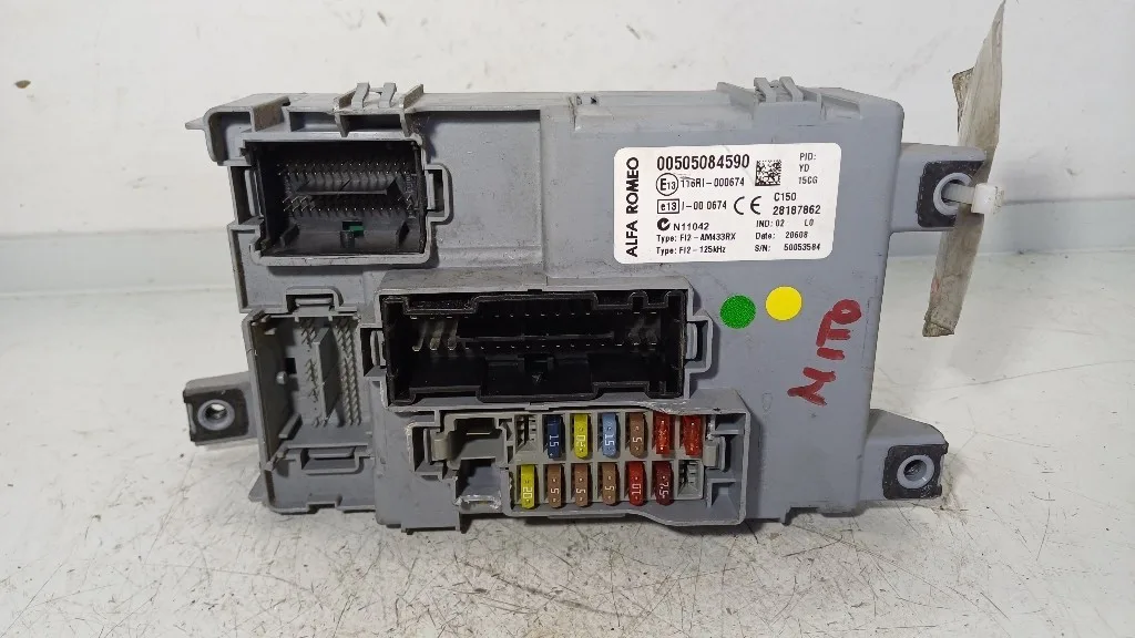 COMPUTER DI BORDO ALFA ROMEO Mito Serie (955_) 00505084590 955A1000 (08>)