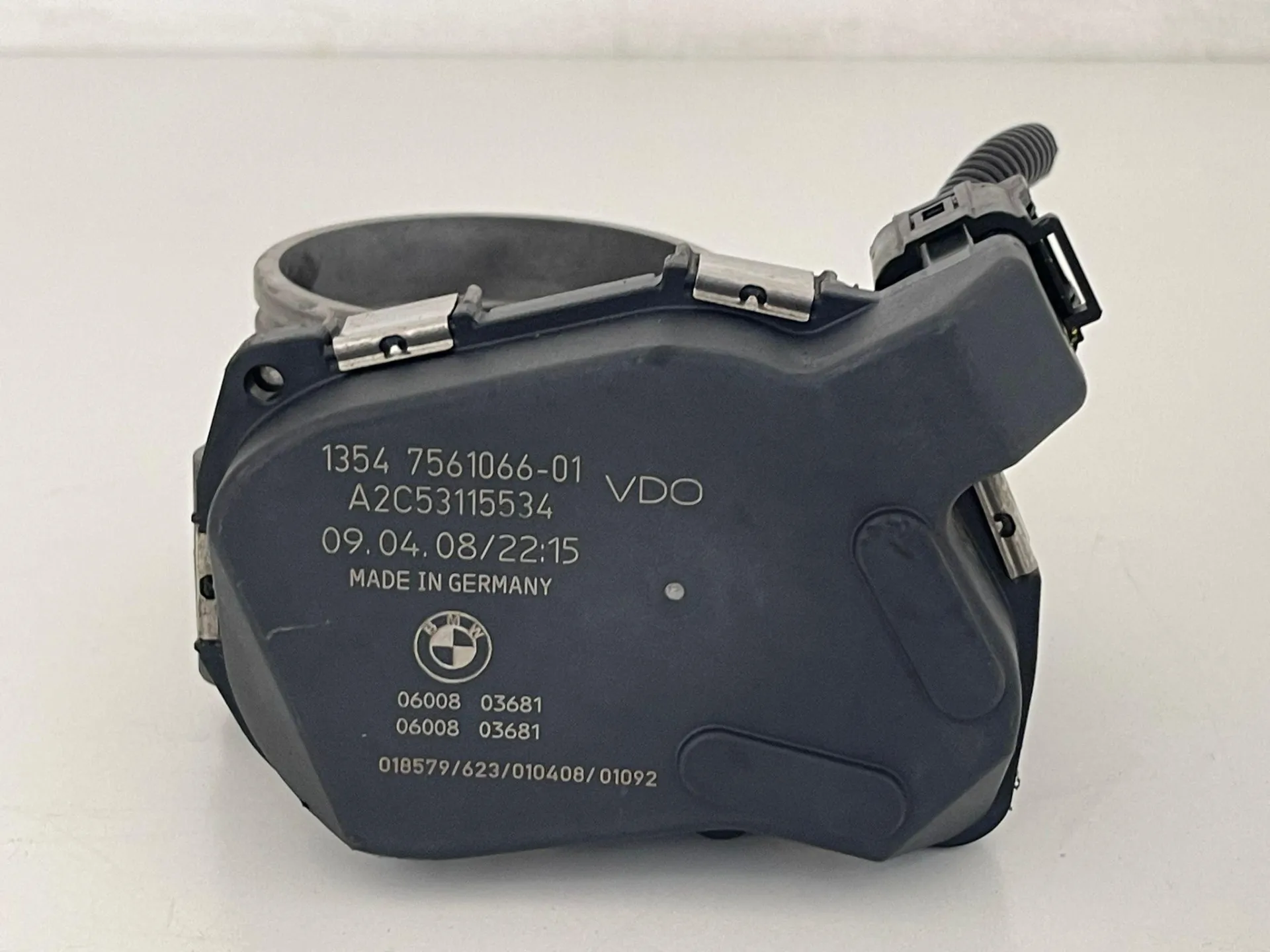 CORPO FARFALLATO con codice 1154 7561066-01 da BMW Serie 3 E90 Berlina 2° Serie con codice motore N43B20A/N43B20A Benzina 2000 (08>)