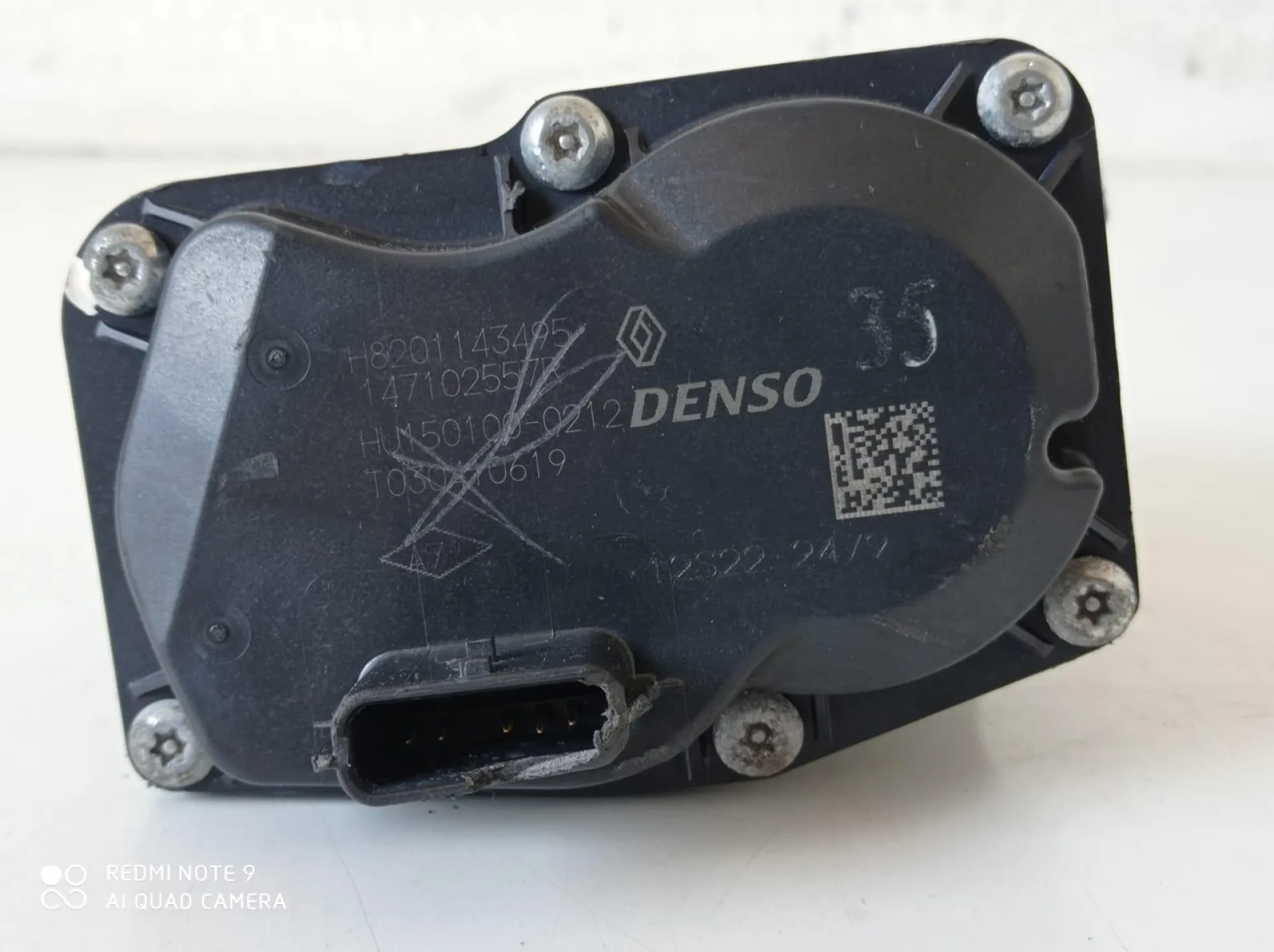 CORPO FARFALLATO con codice H8201143495 da NISSAN Qashqai Serie Diesel 1500 (14>)