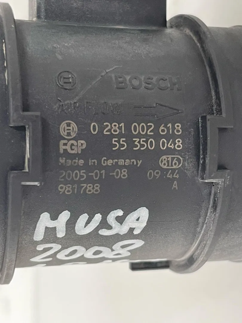 DEBIMETRO con codice 0281002618 da LANCIA Musa 2° Serie con codice motore 188B2000/188B2000 Diesel 1900 (07>)