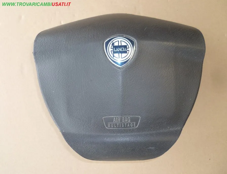 DISPOSITIVO AIR-BAG lato guida KIT VOLANTE MARRONE SP.GIALLA /VERDE LATERALE - PASS. GIALLO/VERDE LANCIA MUSA (350-TG)