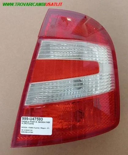 FANALE POST.D. SKODA FABIA (54) 5 porte