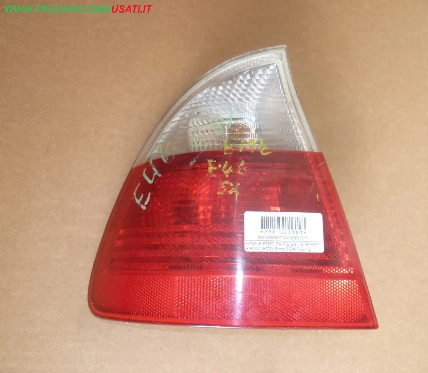 FANALE POST. PARTE EST. S. ROSSO BIANCO BMW Serie 3 E46 Touring