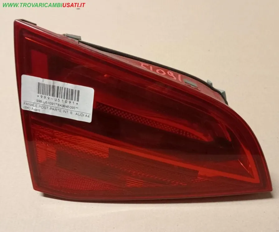 FANALE POST. PARTE INT. S. AUDI A4 (8K) Avant