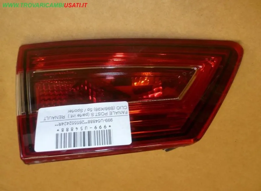 FANALE POST.S.(parte int.) RENAULT CLIO (B98/K98) 5p / Sporter