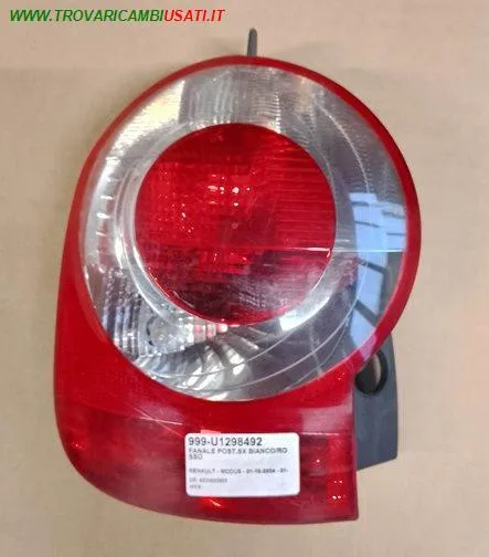 FANALE POST.SX BIANCO/ROSSO