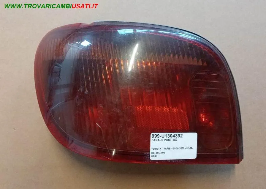 FANALE POST. SX TOYOTA - YARIS - 2003 > 2005 CODICE/I: OE 8156052320 999-U1304392 TY3244164