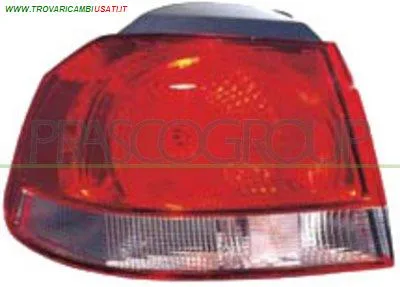 FANALE POSTERIORE DESTRO-ESTERNO-ROSSO-BIANCO-SENZA PORTALAMPADA-VERSIONE VALEO