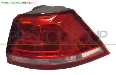 FANALE POSTERIORE DESTRO-SENZA PORTALAMPADA MOD. STATION WAGON-ROSSO