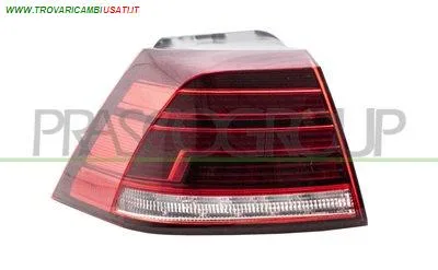 FANALE POSTERIORE SINISTRO-CON PORTA-LAMPADA-ESTERNO-LED