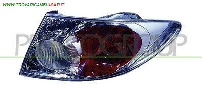 FANALE POSTERIORE SINISTRO-ESTERNO-SENZA PORTALAMPADA-CROMATO MOD. 4 PORTE