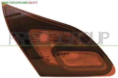 FANALE POSTERIORE SINISTRO-INTERNO-SENZA PORTALAMPADA-NERO MOD. 5 PORTE