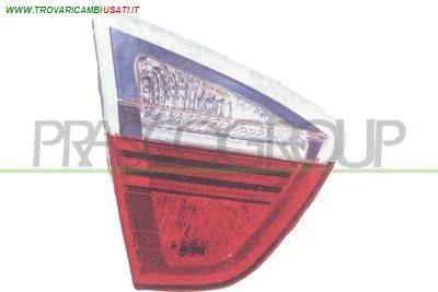 FANALE POSTERIORE SINISTRO-INTERNO-SENZA PORTALAMPADA-BIANCO-ROSSO MOD. 4 PORTE BMW - SERIE 3 E90 4 PORTE - 2005 > 2008 CODICE/I: BM0244164 LLE862 OE 63216937459