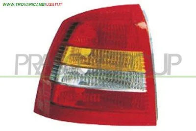 FANALE POSTERIORE SINISTRO-SENZA PORTALAMPADA-ARANCIO-BIANCO-ROSSO-3/5 PORTE MOD. > 01