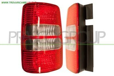 FANALE POSTERIORE SINISTRO-SENZA PORTALAMPADA-BIANCO-ROSSO MOD. 2 PORTE