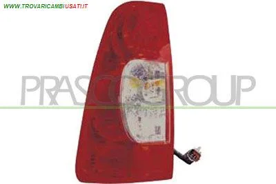 FANALE POSTERIORE SINISTRO-SENZA PORTALAMPADA-BIANCO-ROSSO-FONDO-FUME'