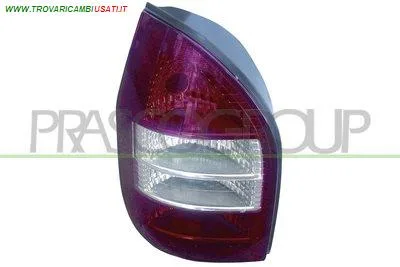 FANALE POSTERIORE SINISTRO-SENZA PORTALAMPADA-ROSSO-BIANCO