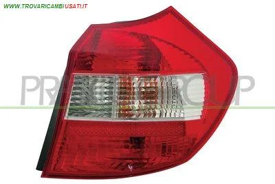 FANALE POSTERIORE SINISTRO-SENZA PORTALAMPADA-ROSSO-BIANCO BMW - SERIE 1 E87 5 PORTE - 2004 > 2007 CODICE/I: 44402 BM1204174 OE 63216924501