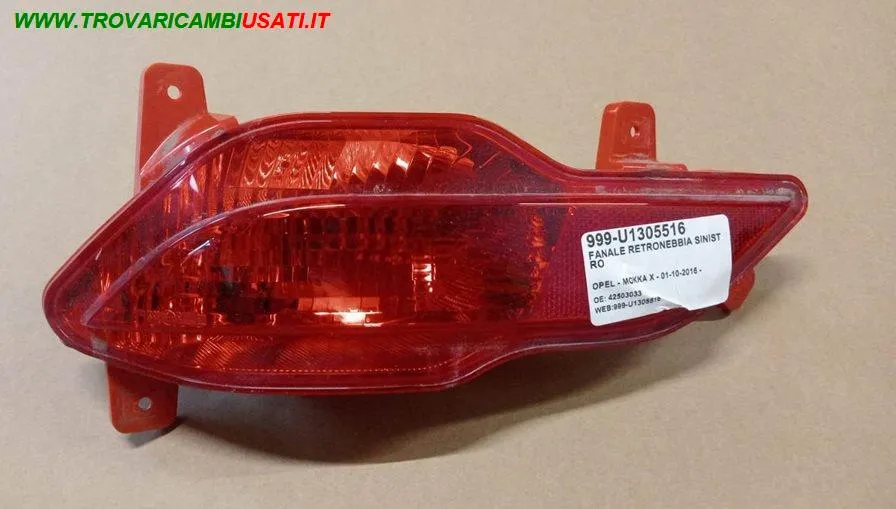 FANALE RETRONEBBIA SINISTRO