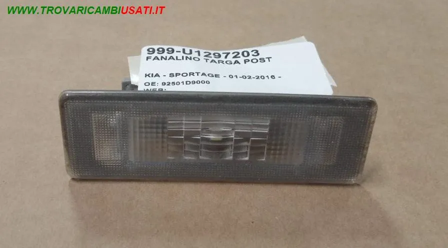 FANALINO TARGA POST