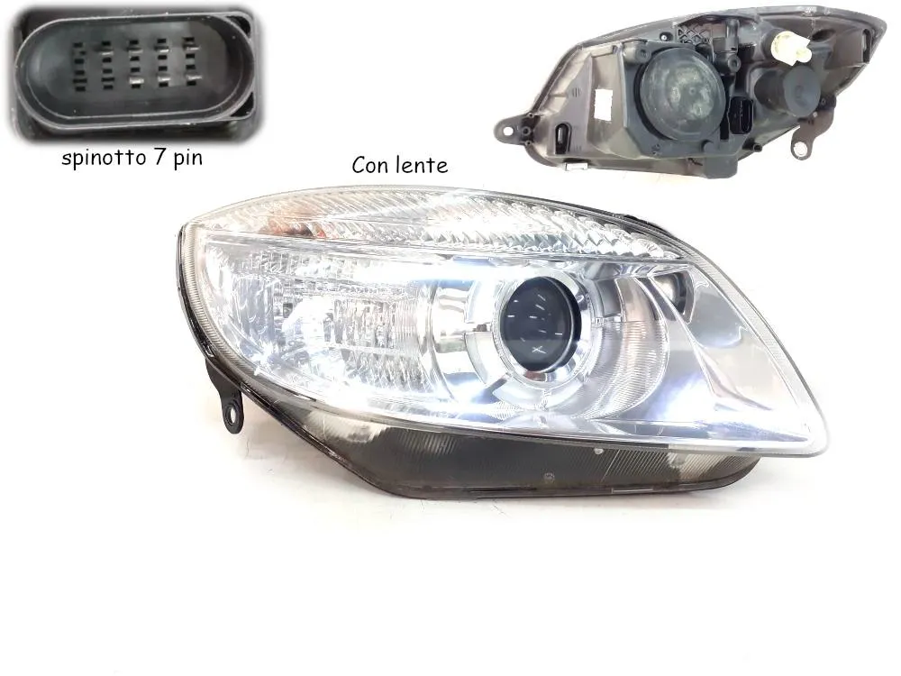 FARO ANTERIORE DESTRO con codice 5J1941017A da PASSEGGERO SKODA Roomster 1° Serie (2007)