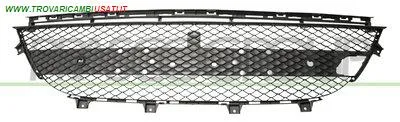GRIGLIA PARAURTI ANTERIORE-CENTRALE-NERA-CON FORI PDC+SUPPORTI MOD. AMG