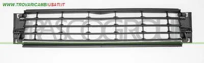 GRIGLIA PARAURTI ANTERIORE-CENTRALE-NERA-GOFFRATA-CON MODANATURA CROMATA MOD. COMFORTLINE BENZINA