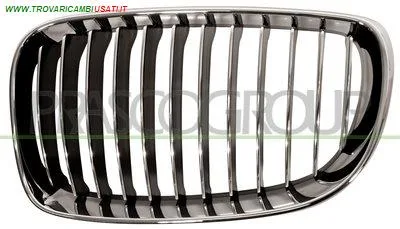 GRIGLIA RADIATORE SINISTRA-CROMATA-CROMATA-NERA BMW - SERIE 1 E81 3 PORTE - 2007 > 2012, BMW - SERIE 1 E88 CABRIO - 2007 > 2013 CODICE/I: OE 51137179655 BM1212024