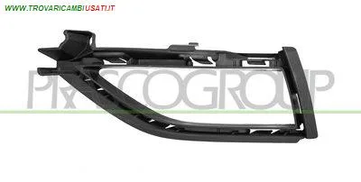 GRIGLIA SINISTRA PARAURTI ANTERIORE-NERA-CON SEDE FENDI-APERTA
