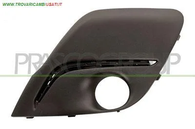 GRIGLIA SINISTRA PARAURTI ANTERIORE-NERA-CON SEDE FENDI-SENZA LUCE DIURNA-LED