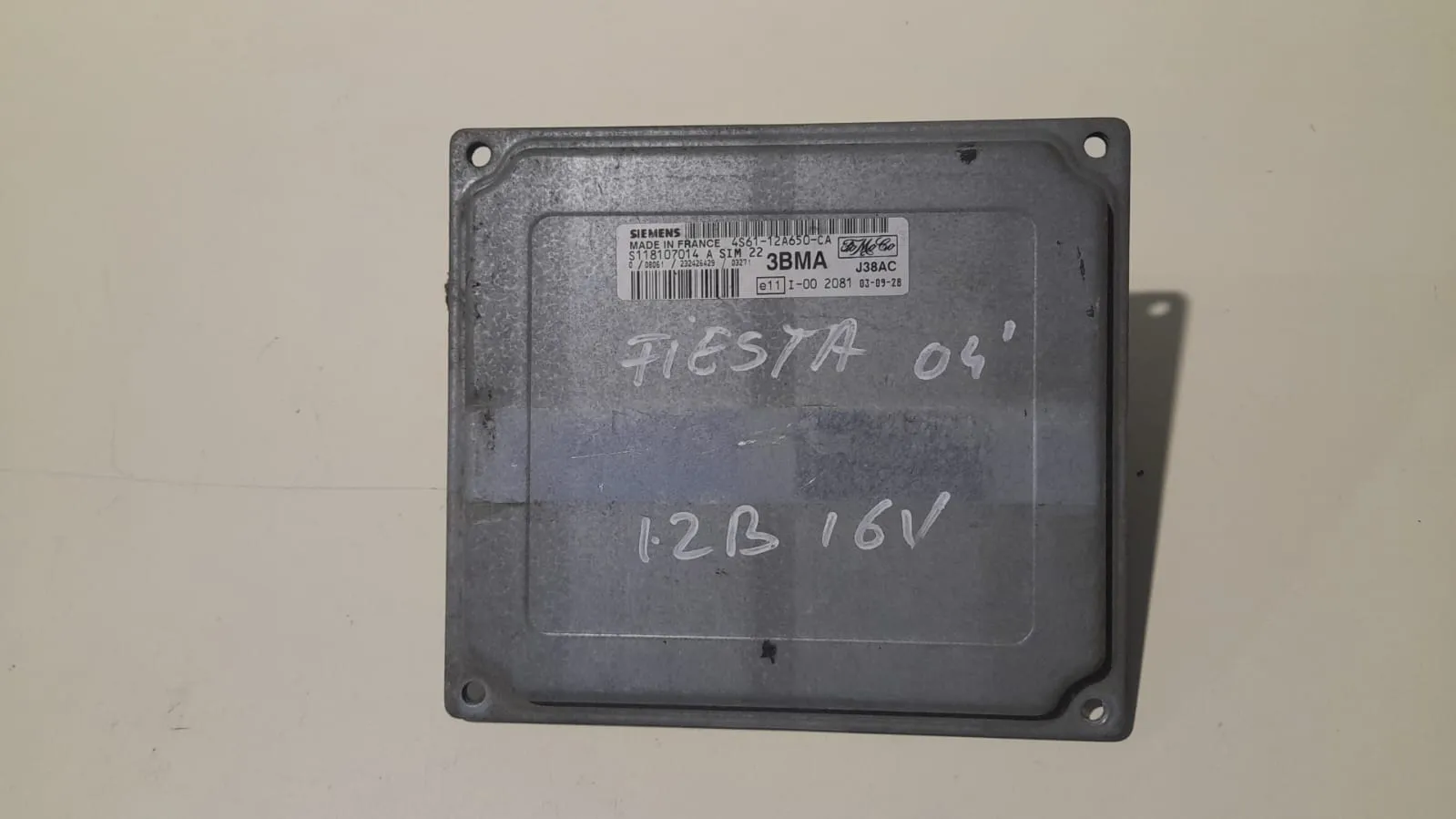 Centralina motore FORD Fiesta 5° Serie del 2005 - 2008 CODICE RICAMBIO : 3bma