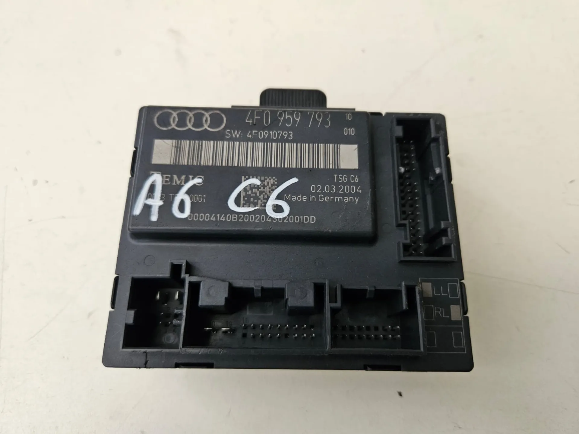 Centralina porta SX guida AUDI A6 Allroad Serie C6 (4FH) (06>12) del 2006 - 2012 CODICE RICAMBIO : 4f0959793
