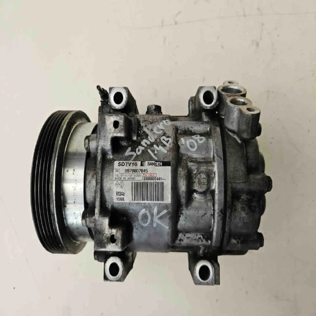 Compressore Aria Condizionata DACIA Sandero 1° Serie del 2008 - 2012 CODICE RICAMBIO : sd7v16