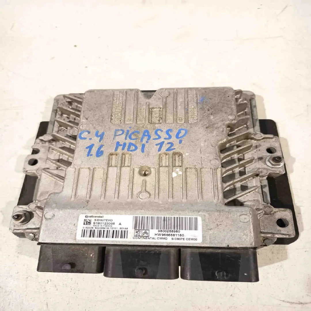 Centralina motore CITROEN C4 Picasso (06>13) Mk1 del 2006 - 2013 CODICE RICAMBIO : s180123008a