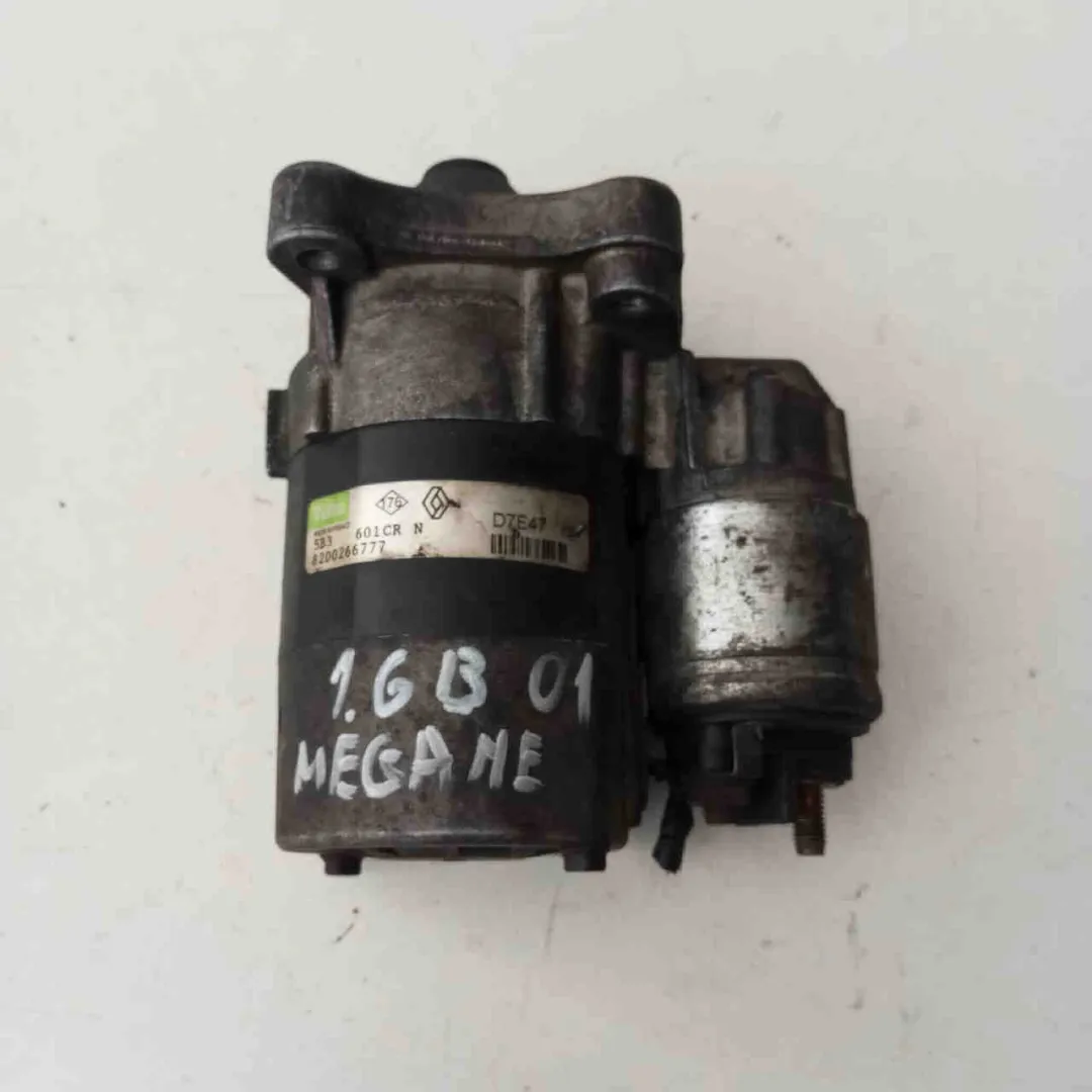 Motorino d' avviamento RENAULT Megane l Serie (99>02) del 1999 - 2002 CODICE RICAMBIO : d7e47