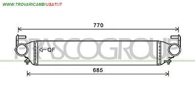 INTERCOOLER JEEP - RENEGADE - 2014 > 2018 CODICE/I: OE 51965901 FT060N001