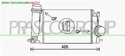 INTERCOOLER NISSAN - QASHQAI - 2014 > 2017, RENAULT - KADJAR - 2015 > CODICE/I: OE 144614EA0A DS712N001