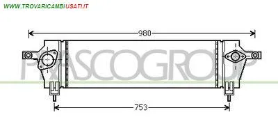INTERCOOLER NISSAN - QASHQAI - 01-12-2006 - 01-03-2010, NISSAN - QASHQAI +2 - 2008 > 2010 CODICE/I: OE 14461JD50A DS710N001